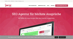 Desktop Screenshot of jacor.de